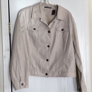 Liz Claiborne jacket. Has a slight shimmer. Large.